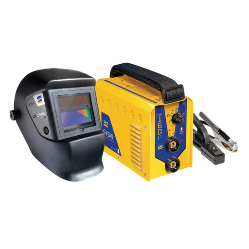 GYSMI 160 P + LCD Techno 11 Helmet Bundle - Hurstbourne Forge Welding Supplies