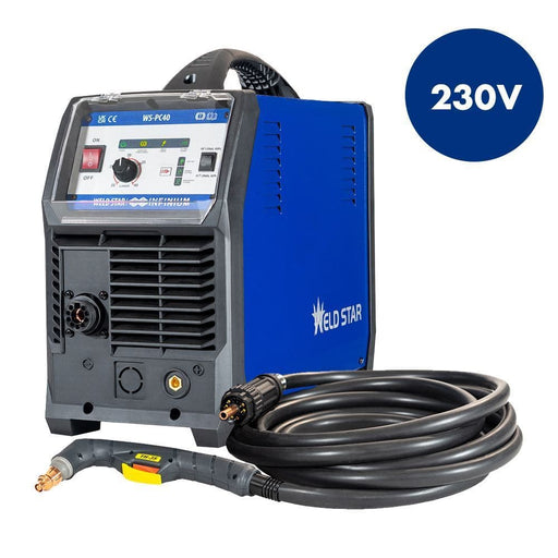 Weld Star Infinium Plasma Cutter PC40 with Air Compressor 240V - Hurstbourne Forge Welding Supplies