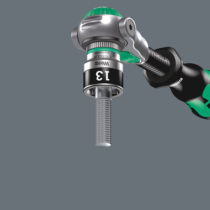 Wera 8790 HMA HF Zyklop socket with 1/4" drive with holding function, 14 x 23 mm