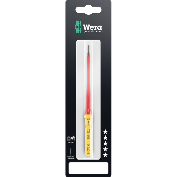 Wera Kraftform Kompakt VDE 60 i Take it easy SB, 0.4 x 2.5 x 157 mm