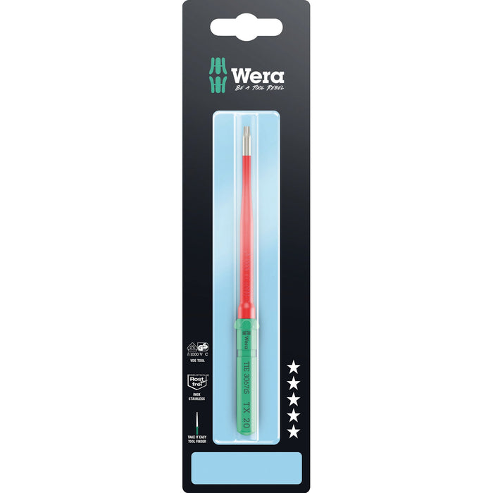Wera Kraftform Kompakt VDE 3067 iS TORX® Take it easy SB, stainless steel, TX 20 x