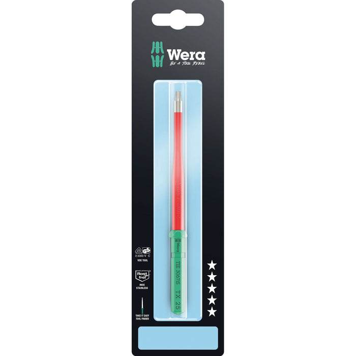 Wera Kraftform Kompakt VDE 3067 iS TORX® Take it easy SB, stainless steel, TX 25 x