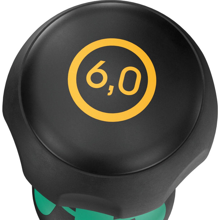 Wera 1834 Kraftform Ball-Grip Slotted screwdriver - workshop blade, 1 x 6 x 100 mm
