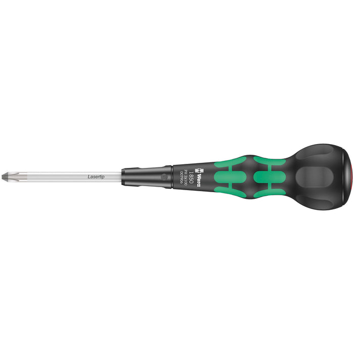 Wera 1850 PH Kraftform Ball-Grip Phillips-head screwdriver, PH 2 x 100 mm