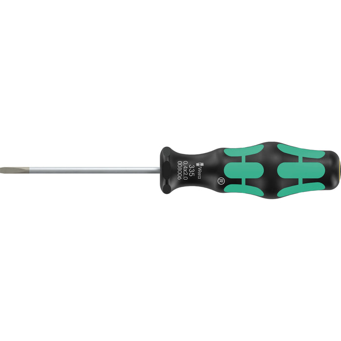Wera 335 Screwdriver for slotted screws, 0.4 x 2 x 60 mm