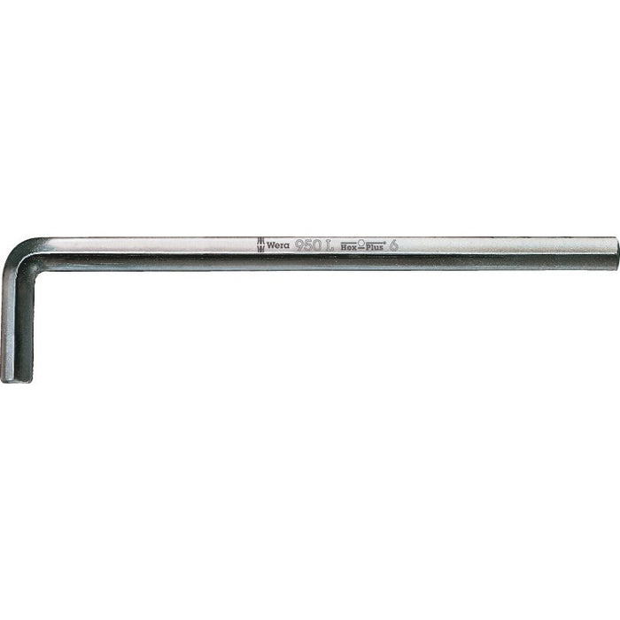Wera 950 L L-key, metric, chrome-plated, 12 x 250 mm