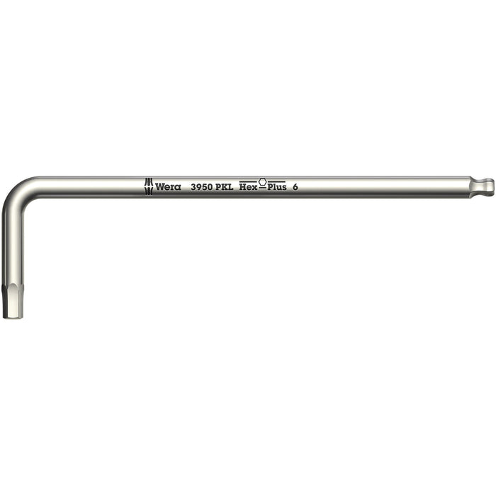 Wera 3950 PKL L-key, metric, stainless, 10 x 224 mm