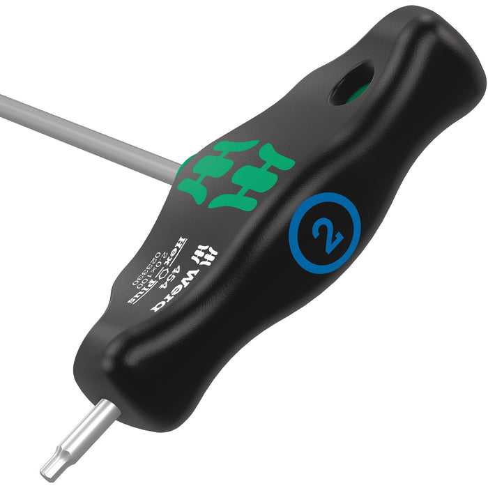 Wera 454 T-handle hexagon screwdriver Hex-Plus, 2 x 100 mm