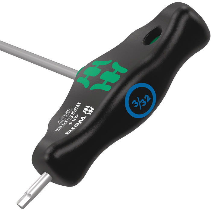 Wera 454 Imperial T-handle hexagon screwdriver Hex-Plus, imperial, 7/64" x 150 mm