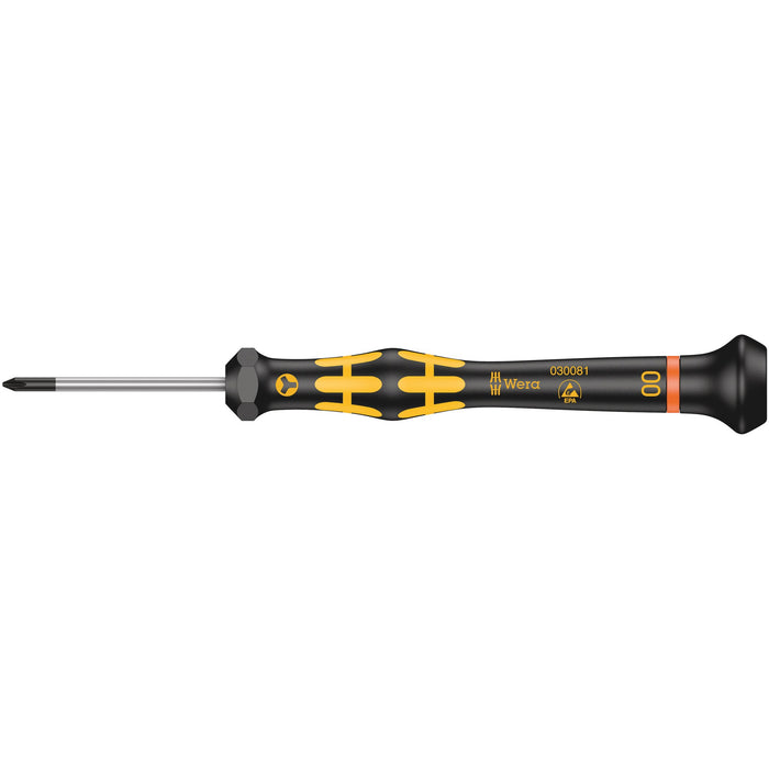 Wera 1572 ESD Kraftform Micro screwdriver for Microstix® screws, 00 x 40 mm