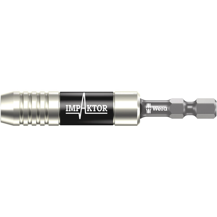 Wera 897/4 IMP Impaktor holder with retaining ring and magnet, 1/4" x 75 mm