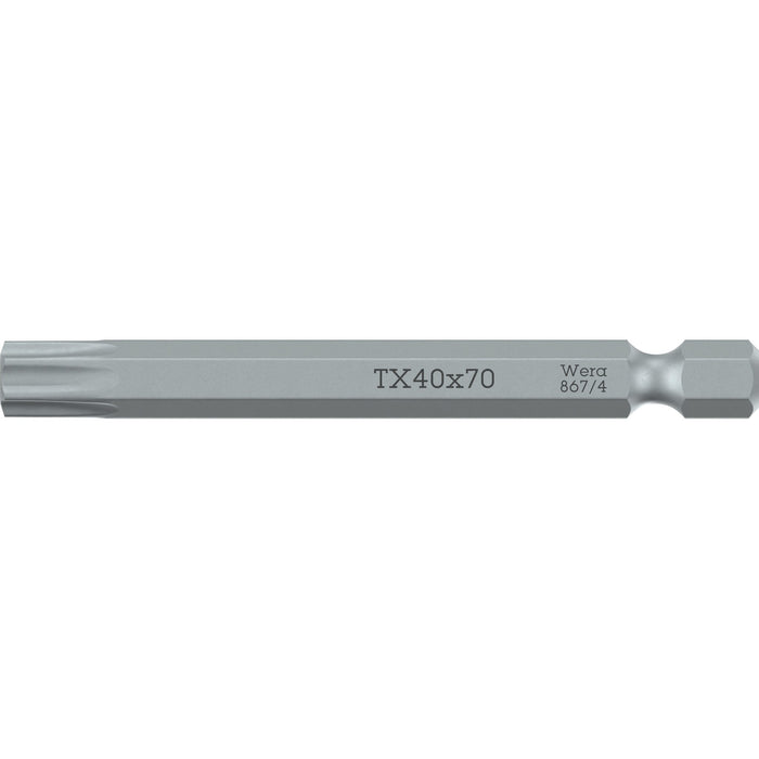 Wera 867/4 Z TORX® bits, TX 40 x 70 mm