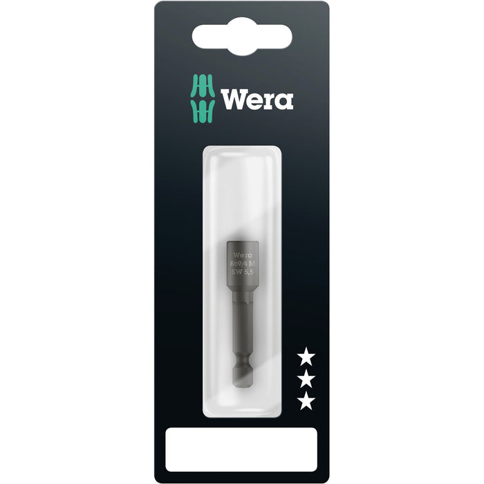 Wera 869/4 M SB Nutsetters, magnetic, 5.5 x 50 mm