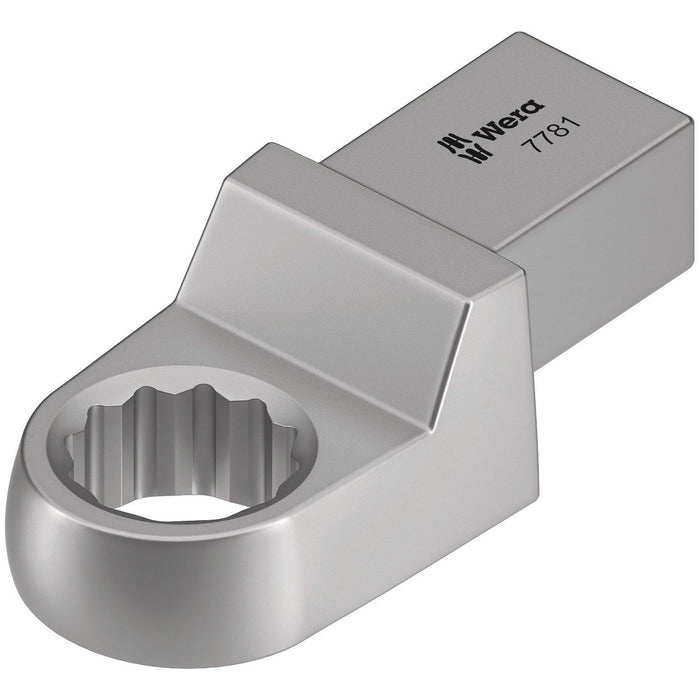 Wera 7781 Ring spanner insert, 14x18 mm, 14x18 x 21 x 67.7 mm