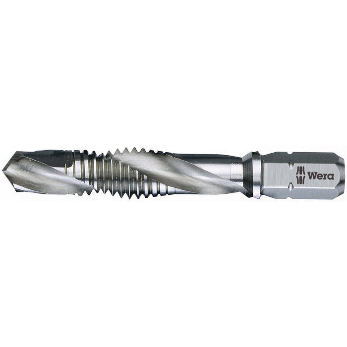 Wera 847 HSS Combined Tap Bits, 4.2 mm x 41 mm x M 5