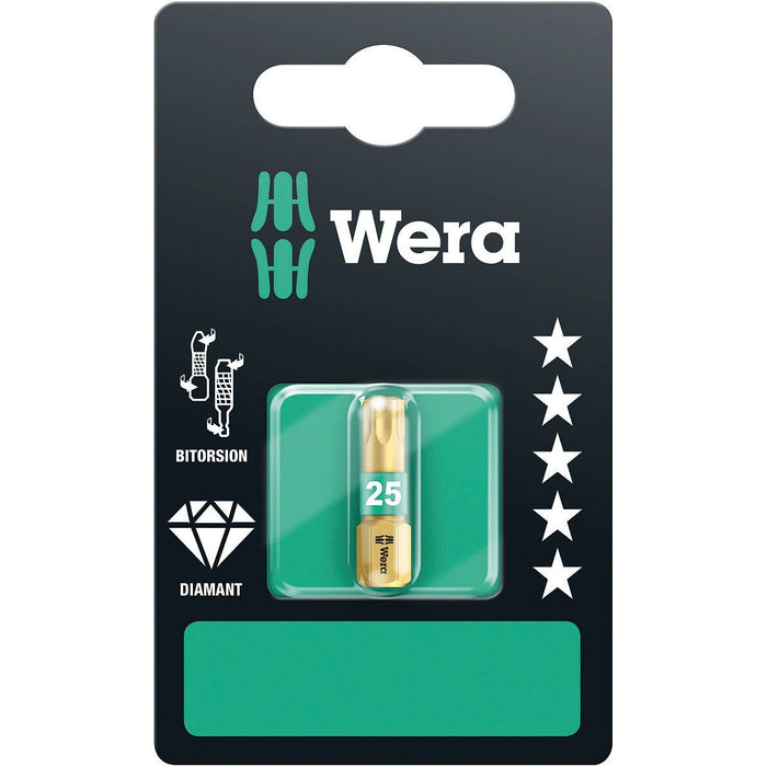 Wera 867/1 BDC SB TORX® bits, TX 25 x 25 mm