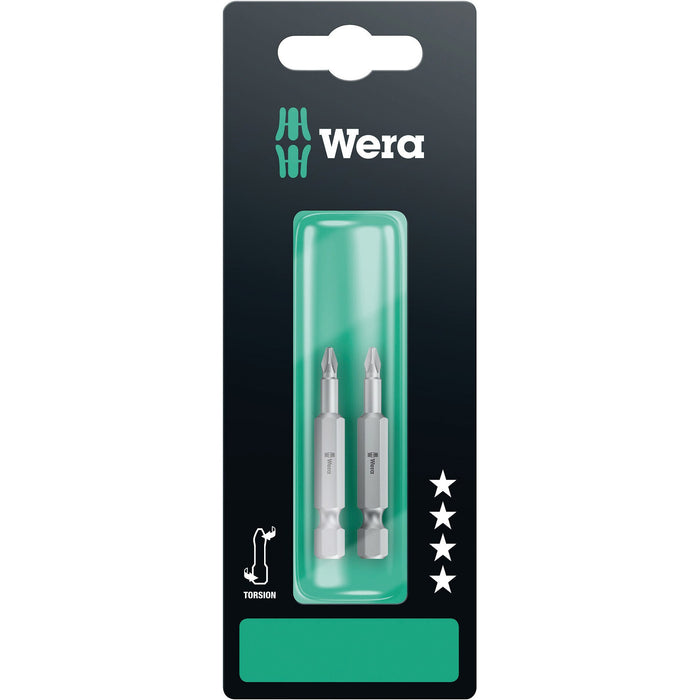 Wera 851/4 TZ SB bits, PH 1 x 50 mm, 2 pieces