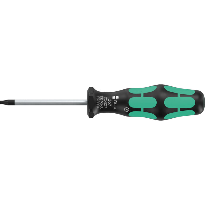 Wera 367 TORX® BO Screwdriver for tamper-proof TORX® screws, TX 9 x 60 mm