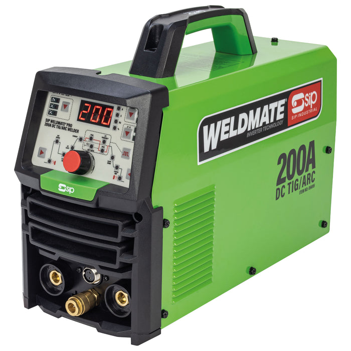 SIP WELDMATE® PRO 200A DC TIG/ARC Inverter Welder - Hurstbourne Forge Welding Supplies