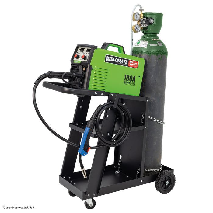 SIP WELDMATE® AUTOPLUS 180A MIG/ARC/TIG Synergic Inverter Welder with Cart Package - Hurstbourne Forge Welding Supplies