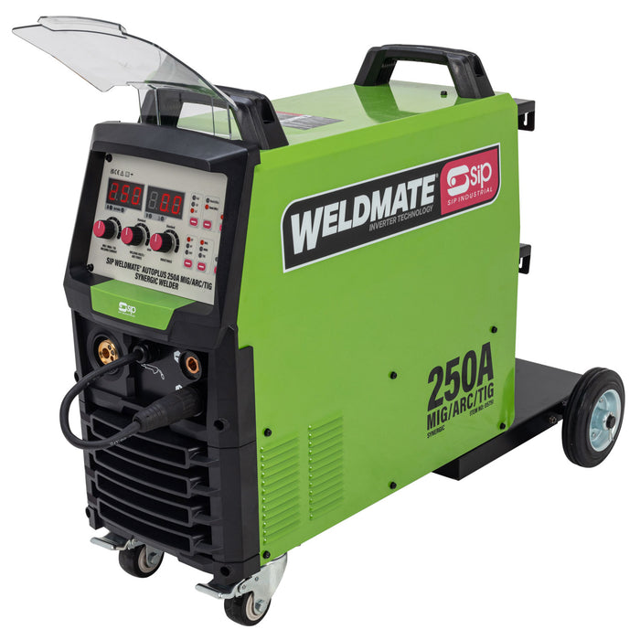 SIP WELDMATE® AUTOPLUS 250A MIG/ARC/TIG Synergic Welder - Hurstbourne Forge Welding Supplies