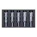 HMT VersaDrive TCT HoleCutter InsertFoam Set: 14, 17, 18, 21, 22mm - Hurstbourne Forge Welding Supplies