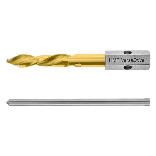 Versadrive TCT Holecutter Upgrade Kit 1 x Turbotip 6.35mm & 1 x Pilot Pin - Hurstbourne Forge Welding Supplies