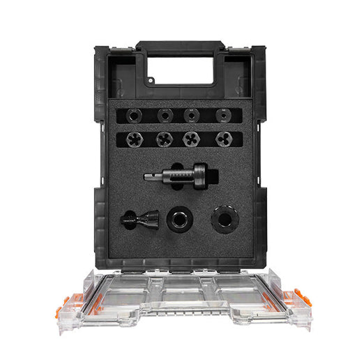 ImpactaDie Kit including Adapter/Collar + 1/4, 5/16, 3/8, 1/2" UNC Guides and Hex Die Nuts - Hurstbourne Forge Welding Supplies
