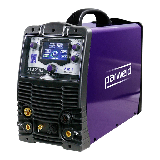 Parweld MIG Inverter XTM221DI 200A 5 in 1 110/230V - Hurstbourne Forge Welding Supplies