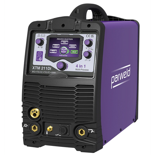 Parweld MIG Inverter XTM211Di 200A Multi Process 110/230V - Hurstbourne Forge Welding Supplies