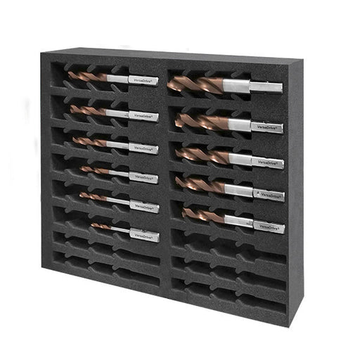 HMT Versadrive ULTRA Drill Bit InsertFoam Set 12pc 4-14mm - Hurstbourne Forge Welding Supplies
