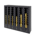 HMT VersaDrive HD Combi Drill-Tap InsertFoam Set, M8, M10, M12, M16, M20, M24 - Hurstbourne Forge Welding Supplies