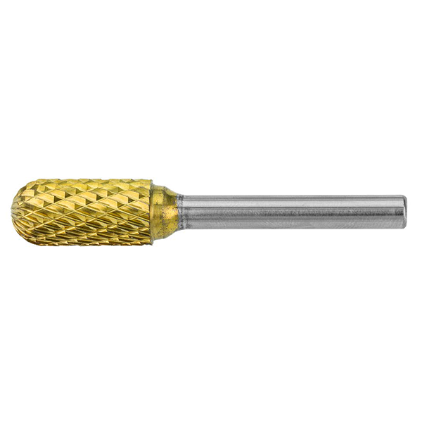 HMT GoldMax TCT Burr 12mm Ball Nosed Cylinder 10 Pack - Hurstbourne Forge Welding Supplies