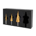 HMT VersaDrive Step Drill Bit InsertFoam Set: 12, 22, 30mm - Hurstbourne Forge Welding Supplies