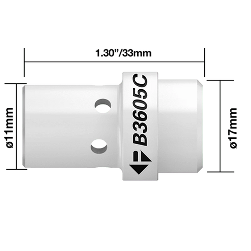 MIG Torch Gas Diffuser MB36 B3605W - Hurstbourne Forge Welding Supplies