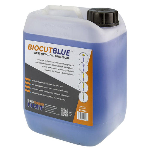 HMT BioCut Blue Neat Cutting Oil 5L - Hurstbourne Forge Welding Supplies