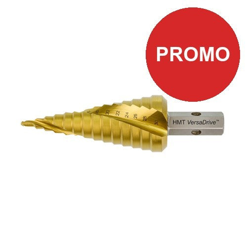 Versadrive Step Drill Set + Free adapter