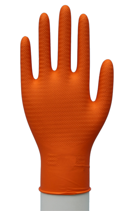 Orange Gripper Gloves - 100