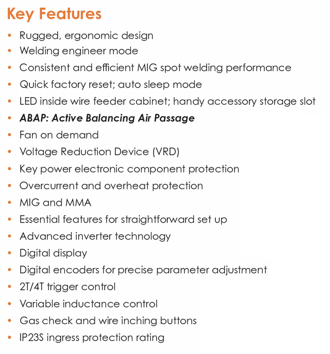 Jasic EVO Power MIG 160 Package ZXEPM-160 - Hurstbourne Forge Welding Supplies