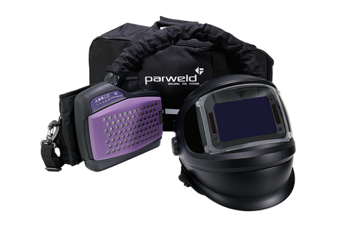 Parweld XR943A Welding/Grinding PAPR Helmet - Hurstbourne Forge Welding Supplies
