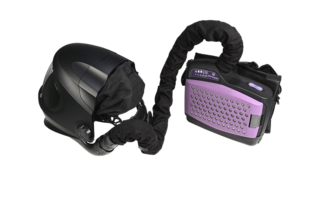 Parweld XR943A Welding/Grinding PAPR Helmet - Hurstbourne Forge Welding Supplies
