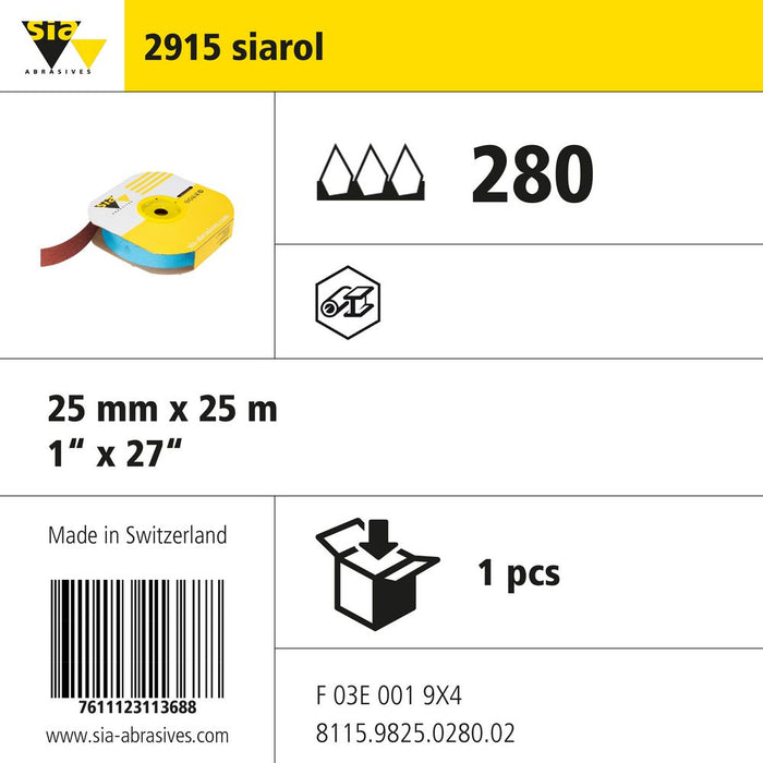 Product info — 2915 siarol 25x25000mm P280
