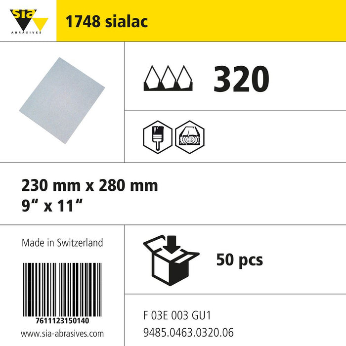 Product info — 1748 sialac 230x280mm P320