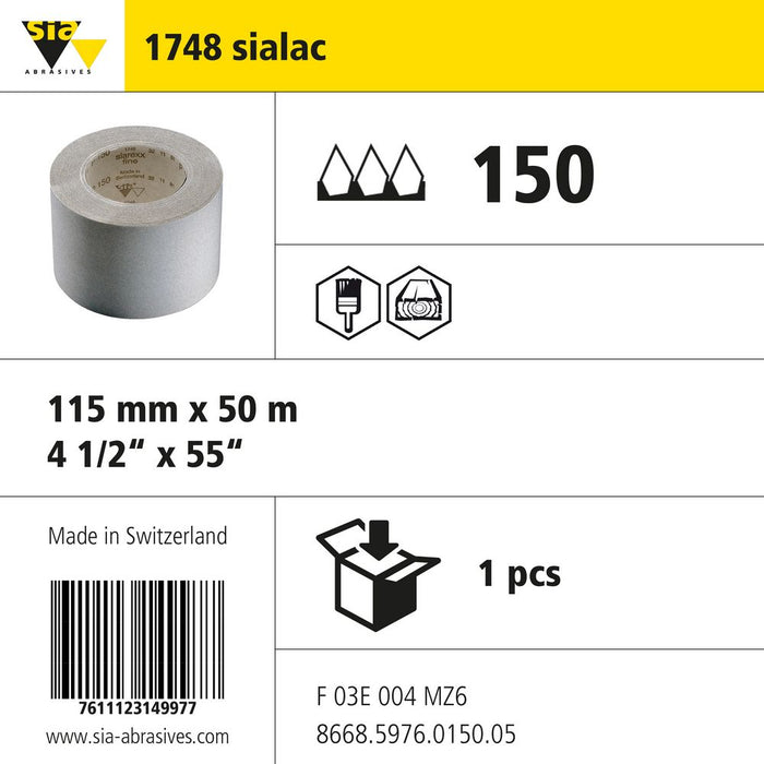 Product info — 1748 sialac 115x50000mm P150