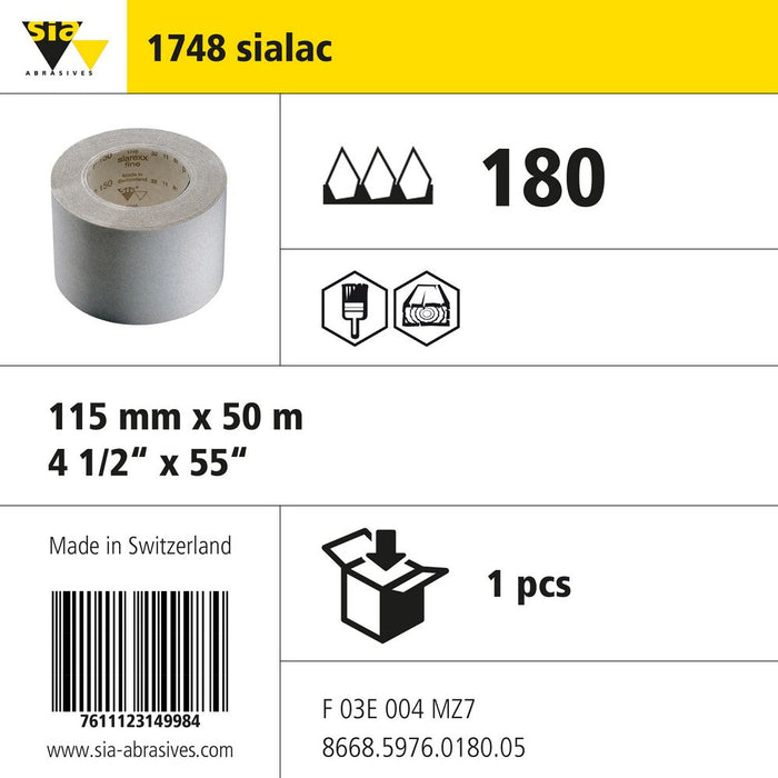 Product info — 1748 sialac 115x50000mm P180