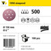Product info — 1950 siaspeed Ø150mm P500 (Pack of 100)