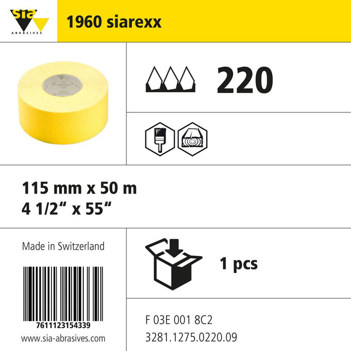Product info — 1960 siarexx 115x50000mm P220
