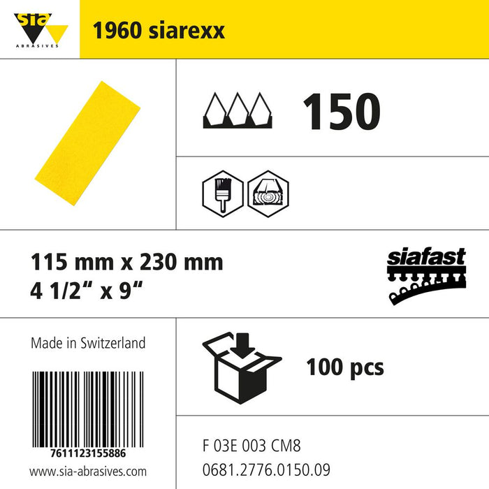 Product info — 1960 siarexx 115x230mm P150