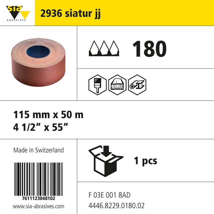 Product info — 2936 siawet 115x50000mm P180