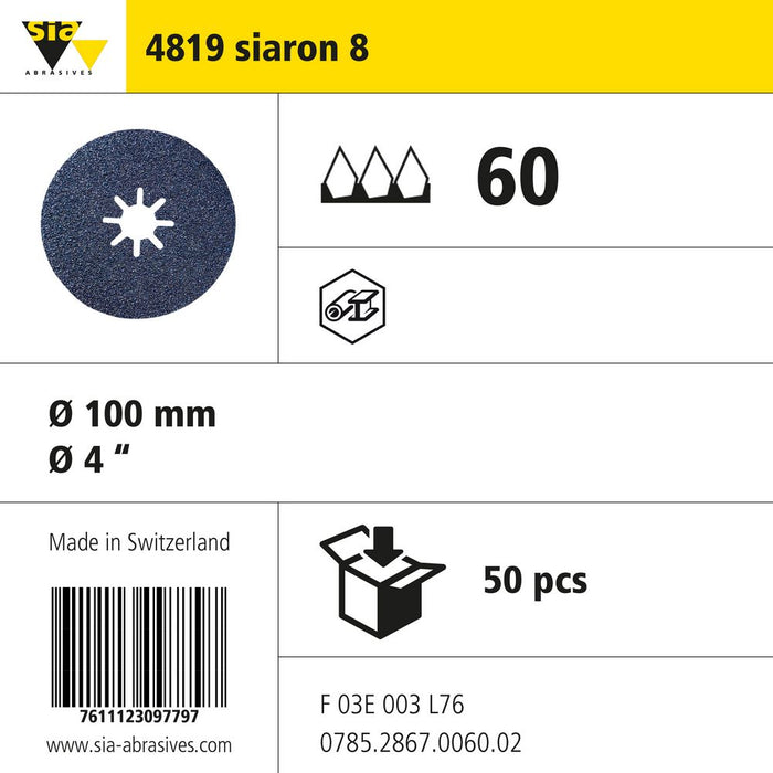 Product info — 4819 siaron Ø100mm P60